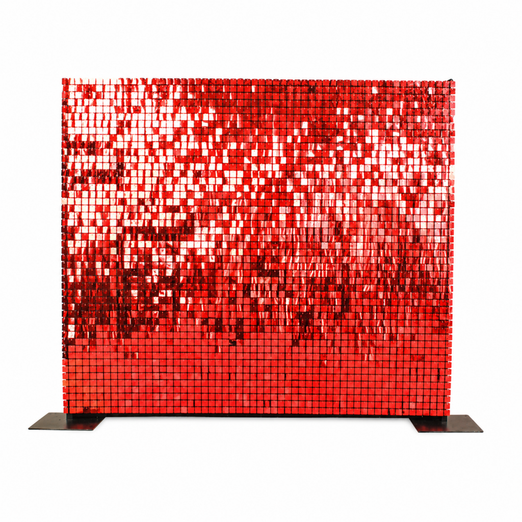 Red Shimmer Backdrop 7x7FT