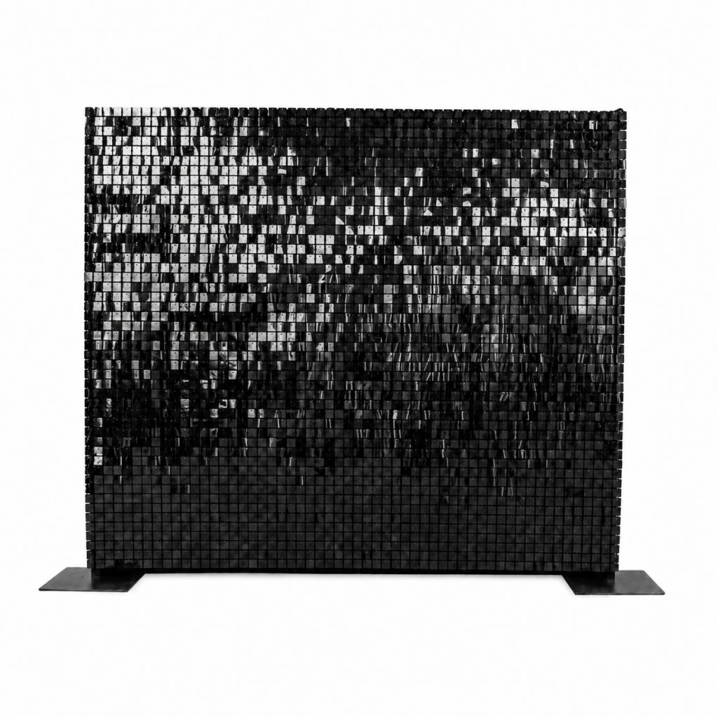 Black Shimmer Backdrop 7x7FT