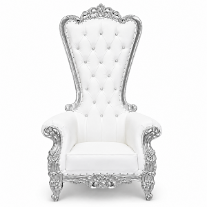 Silver Throne Chair